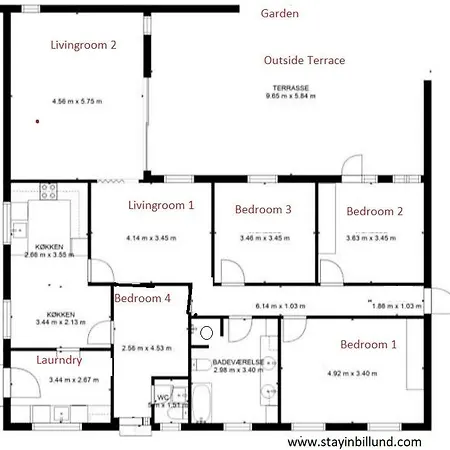 Central Microflat, Free Parking, Garden Bbq, Legohouse, Legoland, Casa de Férias *